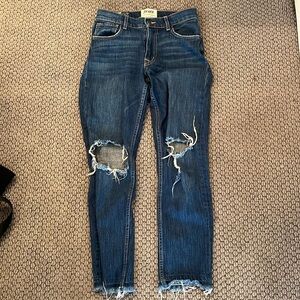 Revice high waist slim ripped jeans